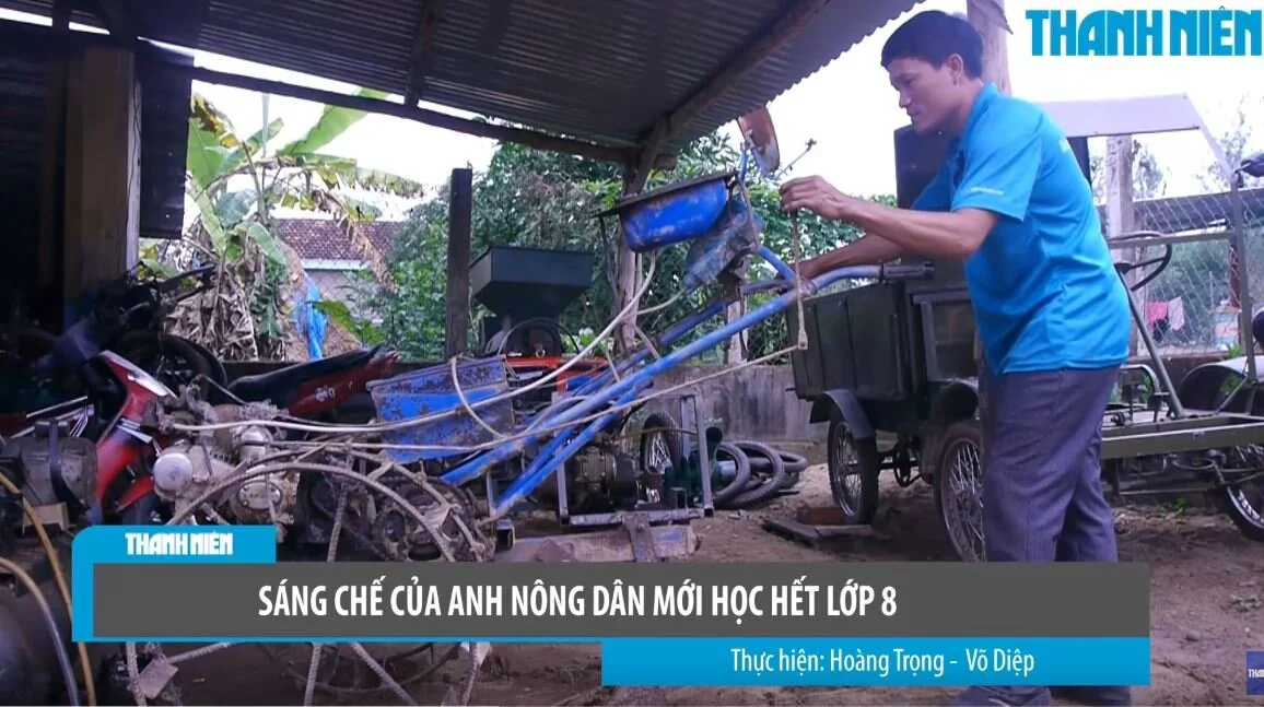 Nông dân học hết lớp 8 có nhiều sáng chế hữu ích