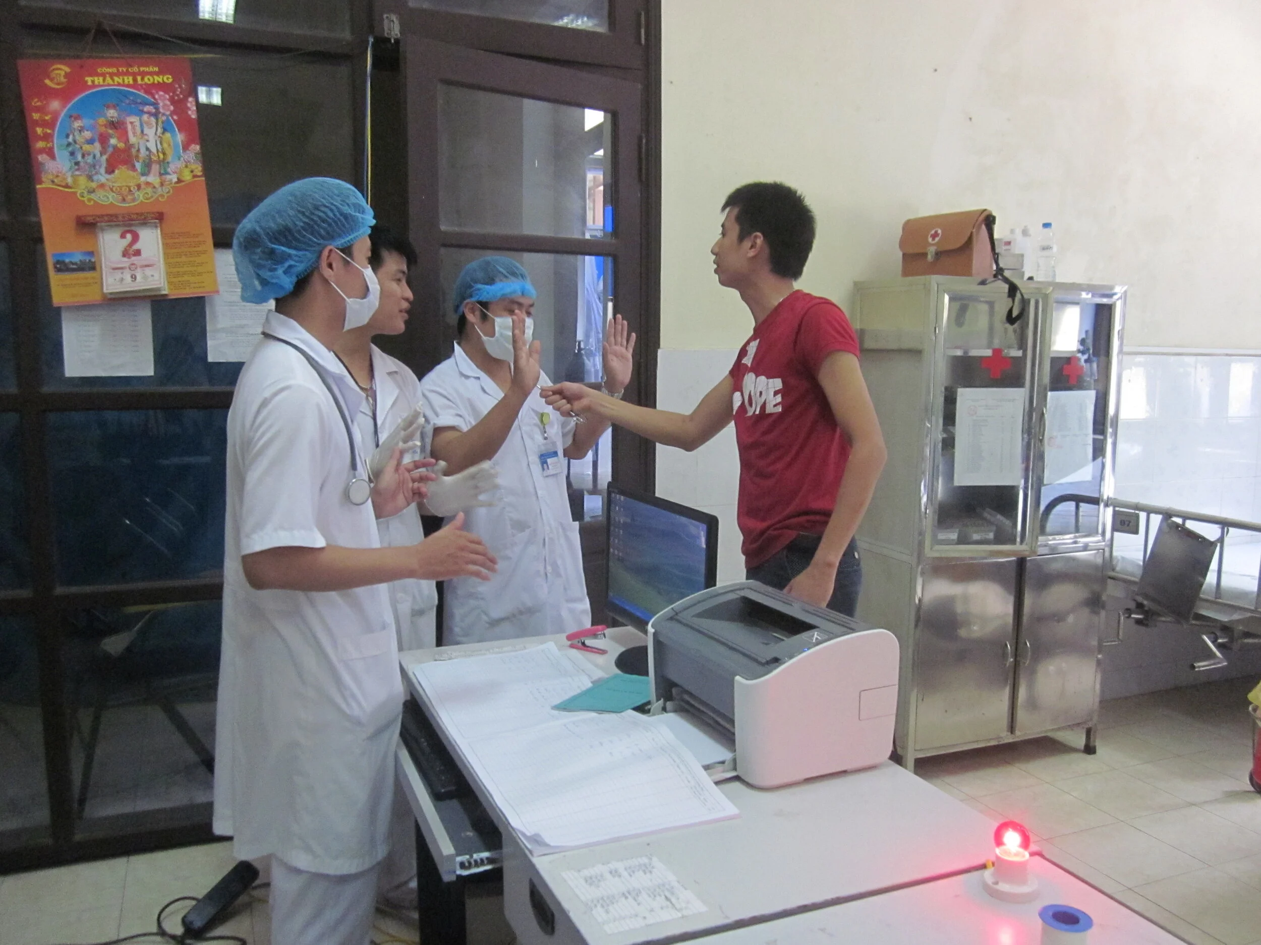Hệ thống báo động khẩn của bệnh viện Gia Định