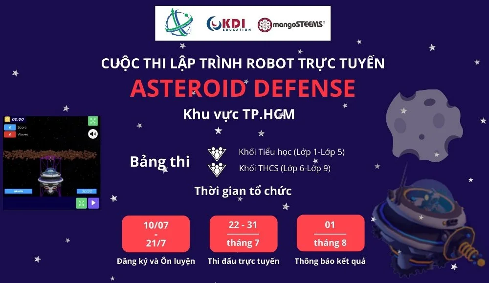 Cuộc thi Lập trình robot trực tuyến 2022: sân chơi sáng tạo mới dành cho học sinh