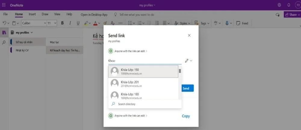 Hệ thống thông tin quản lý trường học dựa trên nền tảng Microsoft 365
