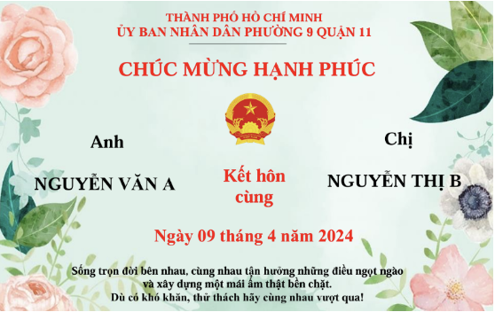Mô hình “Khoảnh khắc yêu thương - Trao tay hạnh phúc” tại Ủy ban nhân dân Phường