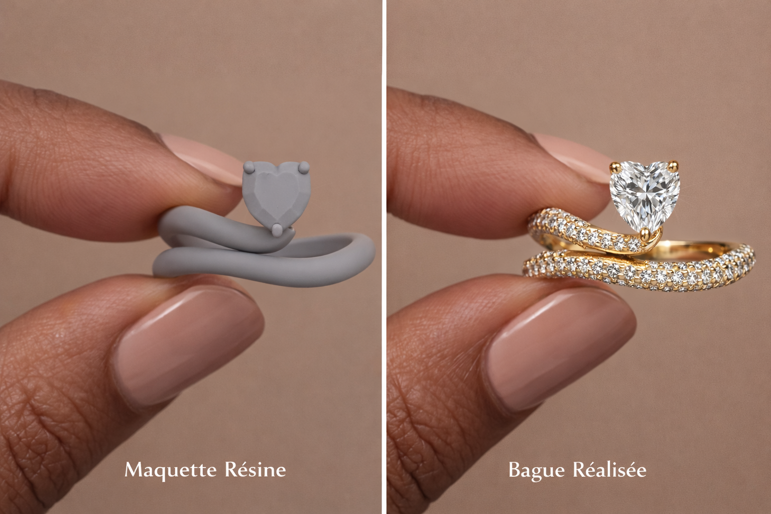 Bague or jaune diamant coeur pavé.png