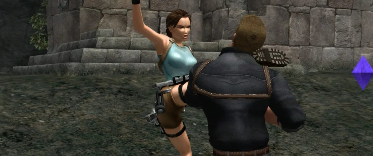 Lara Croft Larson Kick