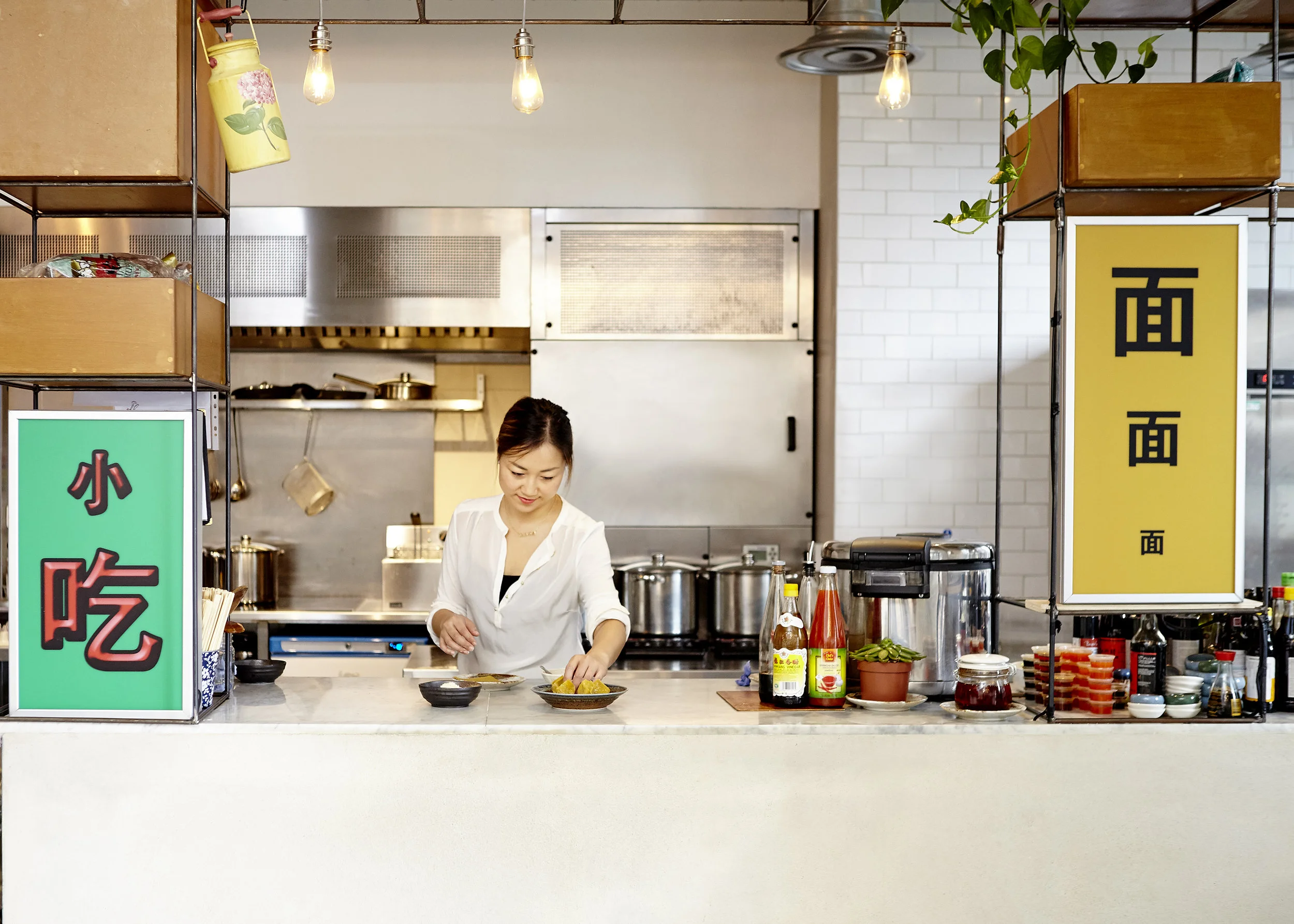 The Philip Harben Award for Food in Action Image of Ning owner of London's street food restaurant's Mamalans 