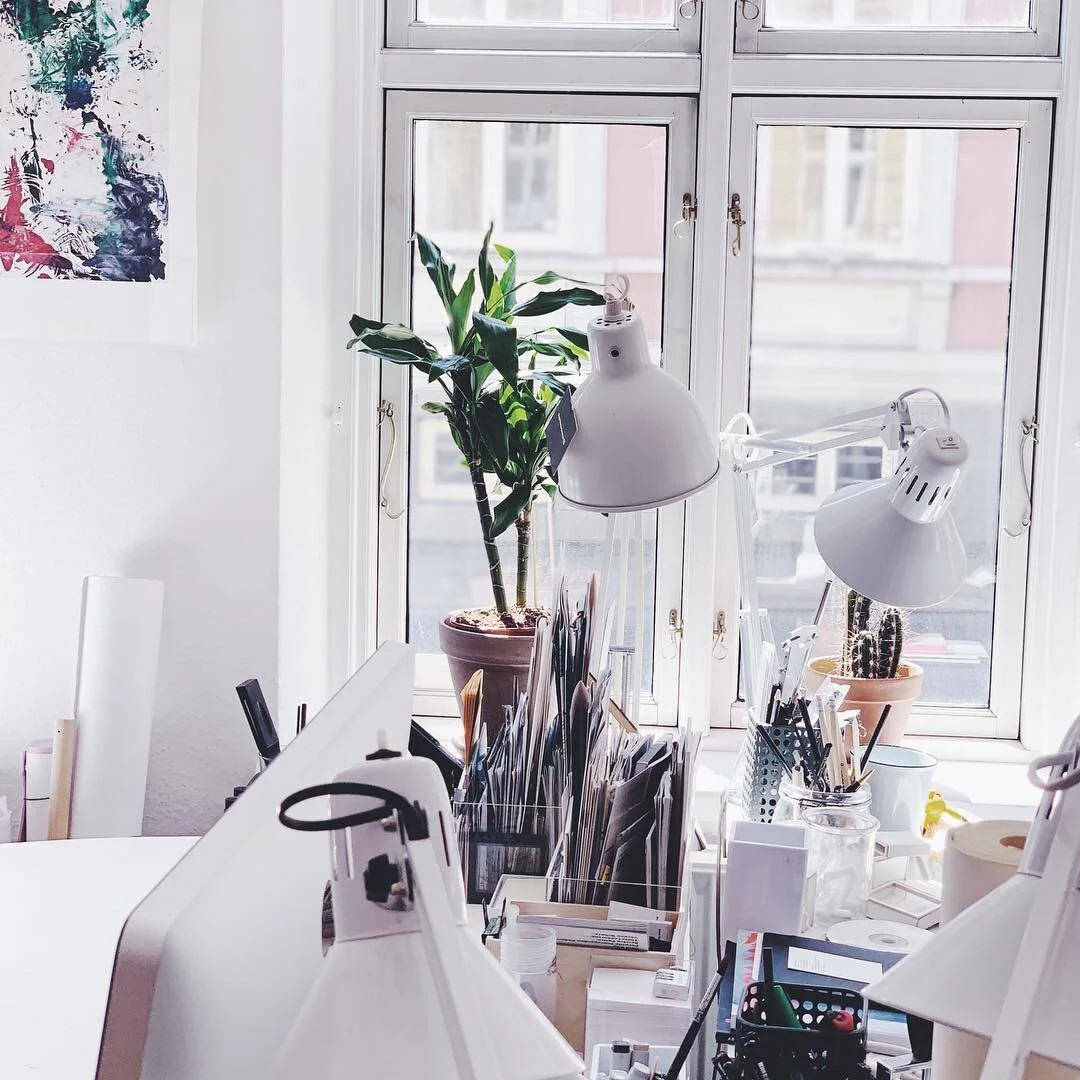 For&aring;rsfornemmelser over @kunstvaerket Atelierer. #ladlysetkommefrem / atelier:  @studio.tho.cass