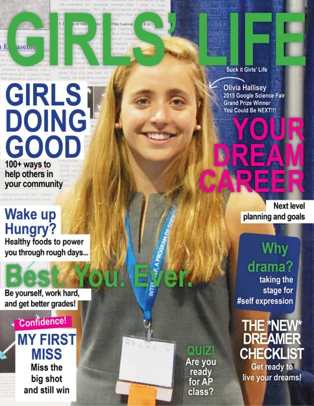 Double thumbs up for re-creating this magazine cover! LOVE it!