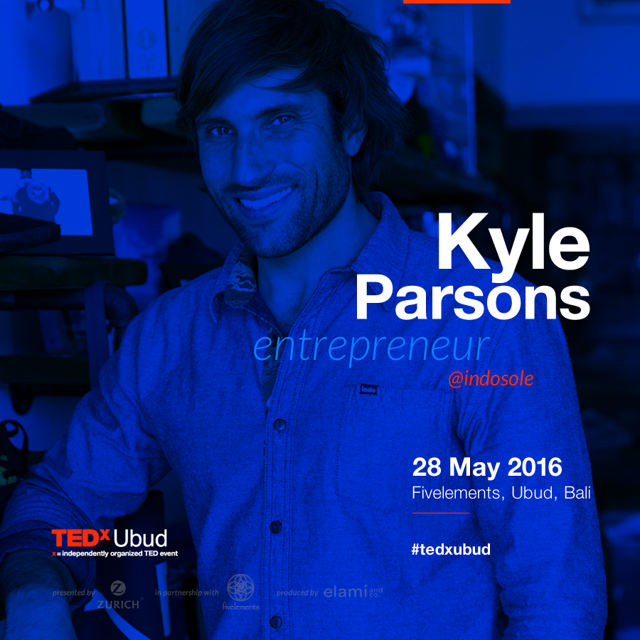 With 15 years experience in action sports and fashion retail (including brands Ray Ban and Bern) Kyle now runs Indosole out of San Francisco; however, the 100% organic manufacturing process takes place in Bali, staffed by professional Indonesian craftspeople. Kyle Parsons makes a living from your trash, in particular, your old tires. His concern for the waste disposal challenges in Bali—an island he visited and became enamored with during a surf trip in 2004—led him to eventually found Indosole, a company that repurposes Indonesia’s end-of-life tires into soles for footwear. Sadly, more than one billion waste tires end up in landfills worldwide and in tropical islands like Bali, it can become breeding grounds for mosquitos, which the leads to the spread of malaria and dengue fever. Or they are burned for cheap fuel, leading to toxic oils and fumes.