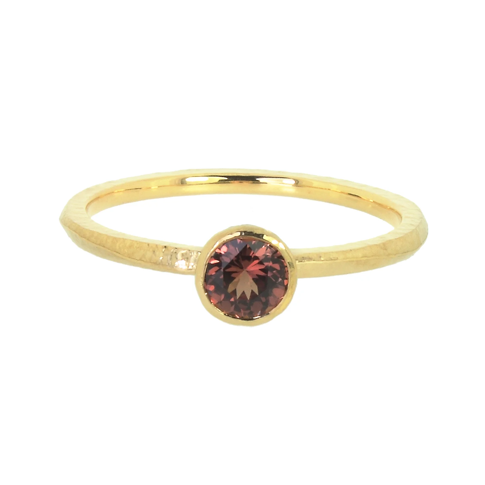 R-20-Y-R-SO-077 - Round Orange Sapphire Wave Bezel Solitaire Ring.jpg