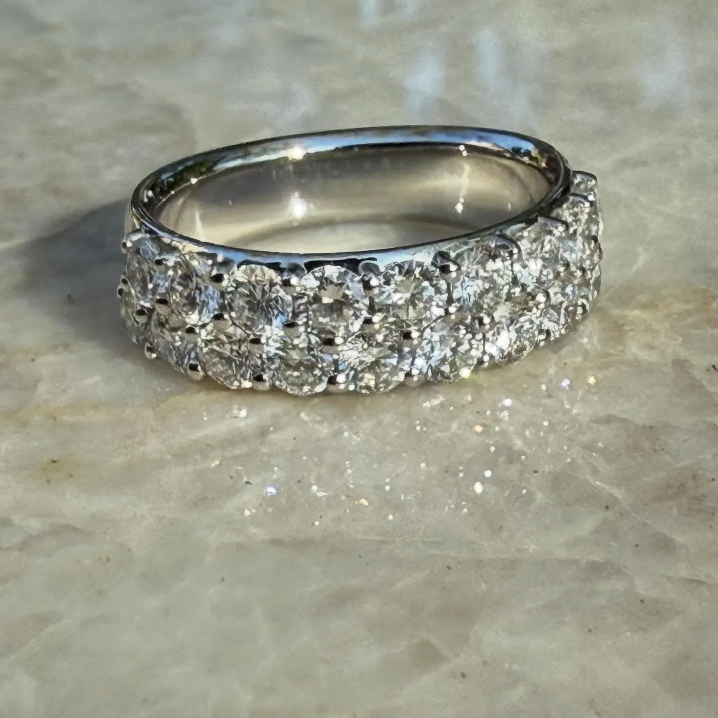 Platinum and Diamonds&hellip; Sparkling in the sun today!