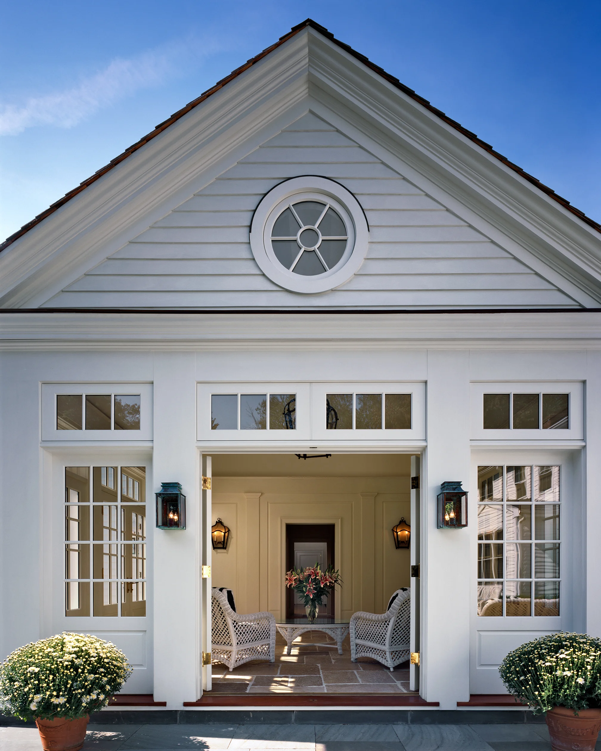 The Sun Room is a favorite year-round vantage point to enjoy the garden.