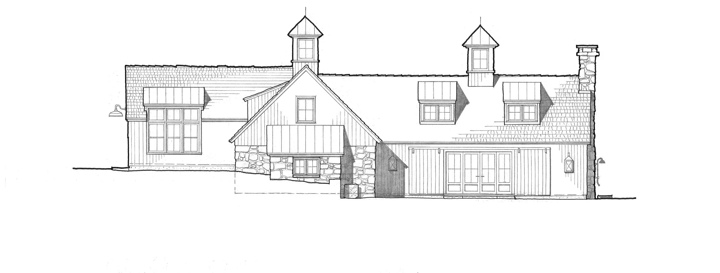  A rustic stable gains new life as a “Sports Pavilion”. 