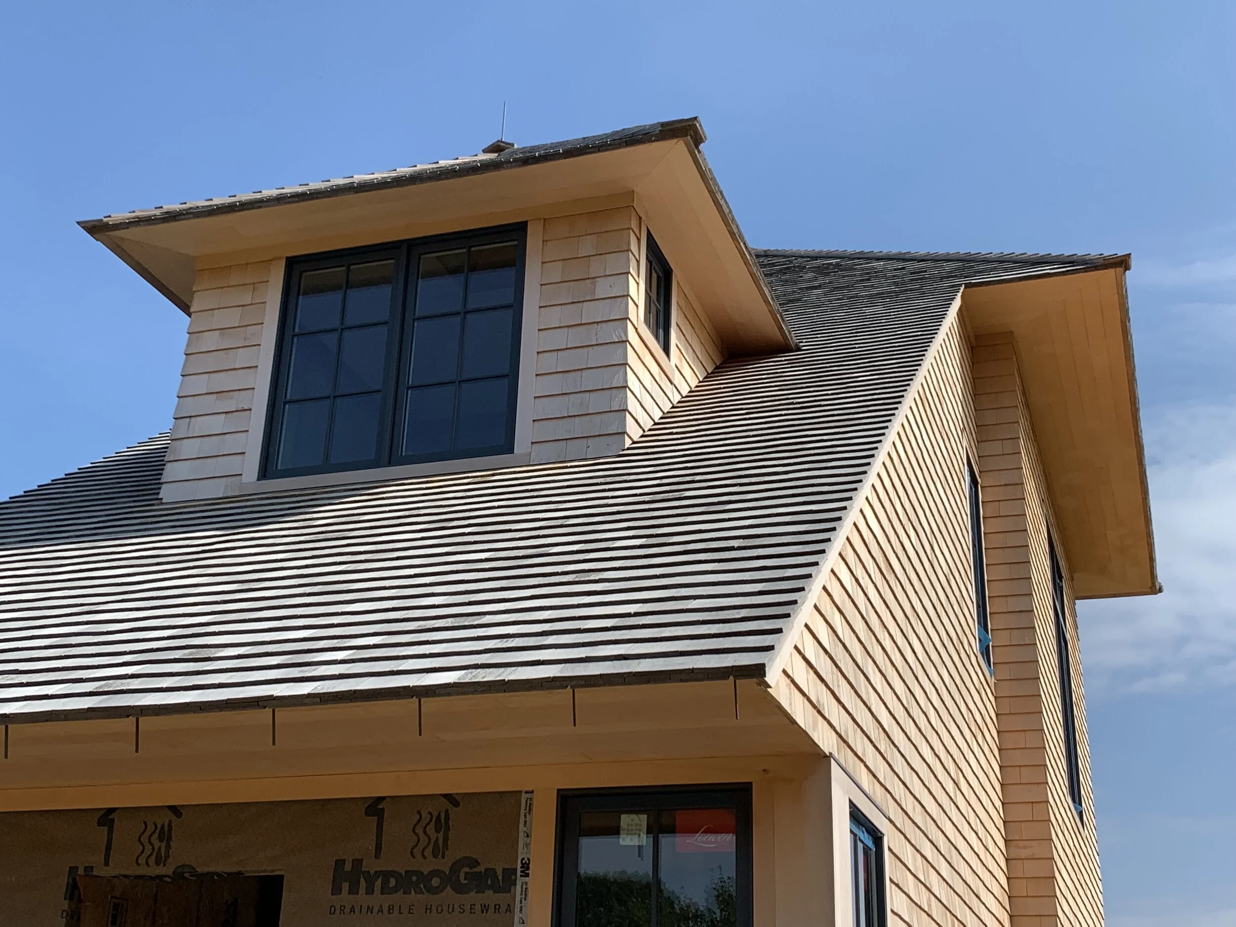 The house features very crisp, tailored profiles.