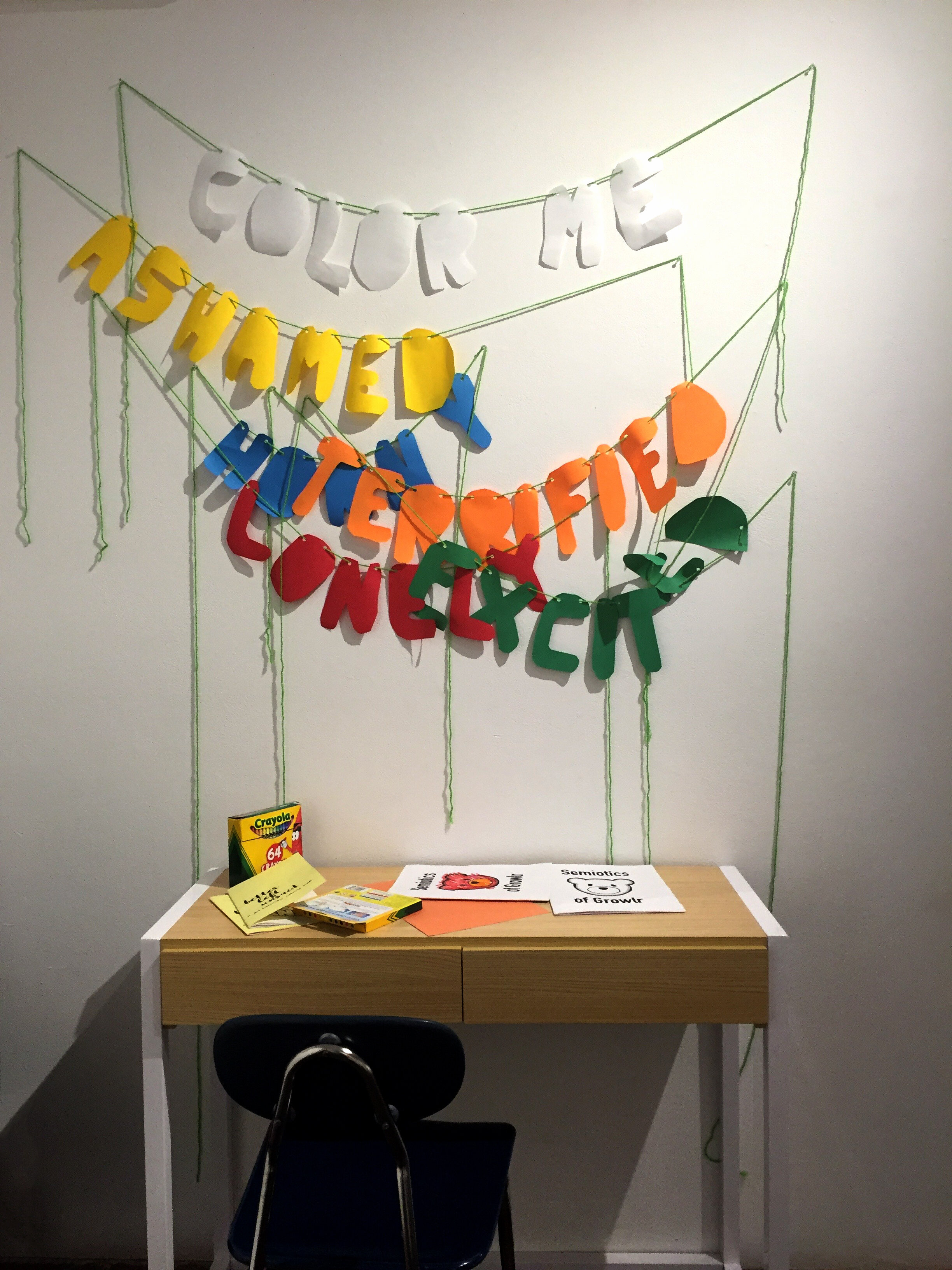 color me: installation view