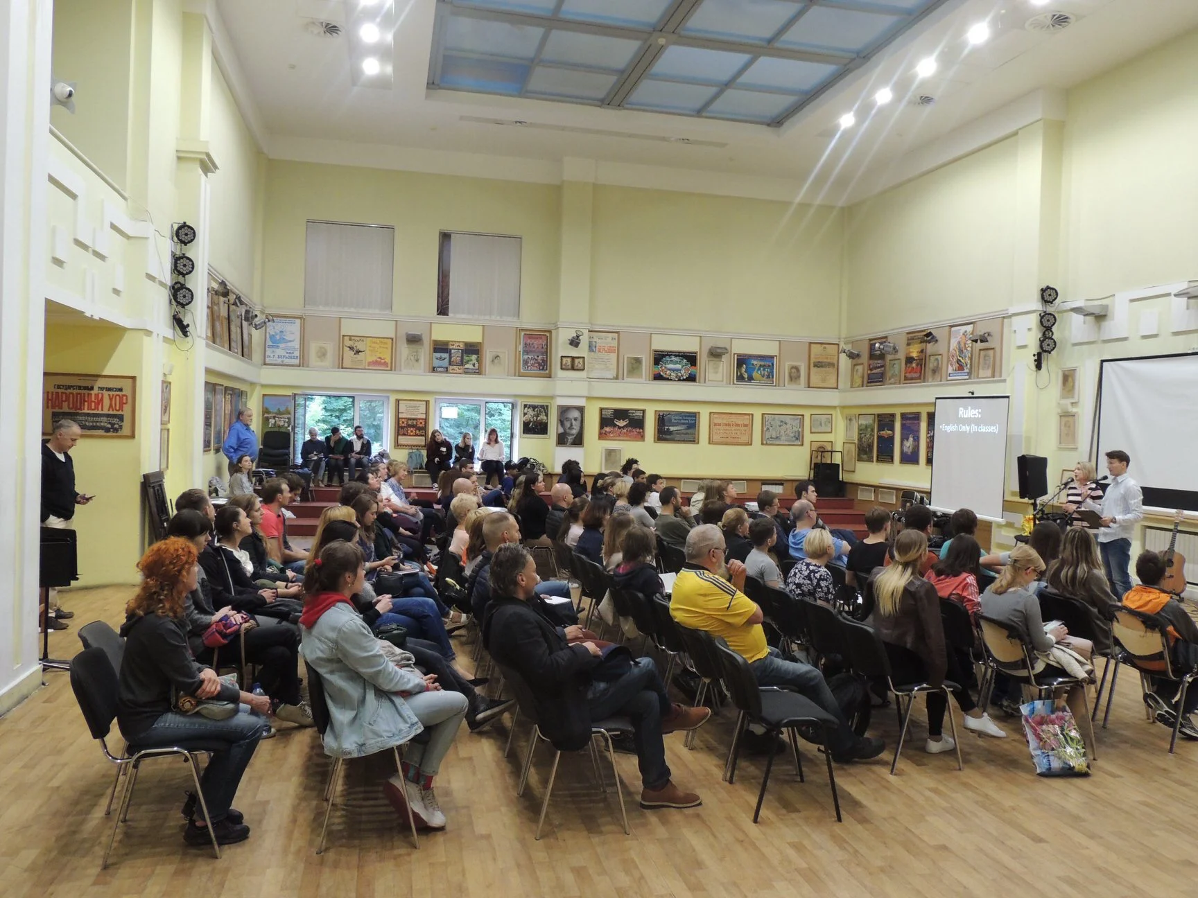 Day One - Worship & English Camp Begins!