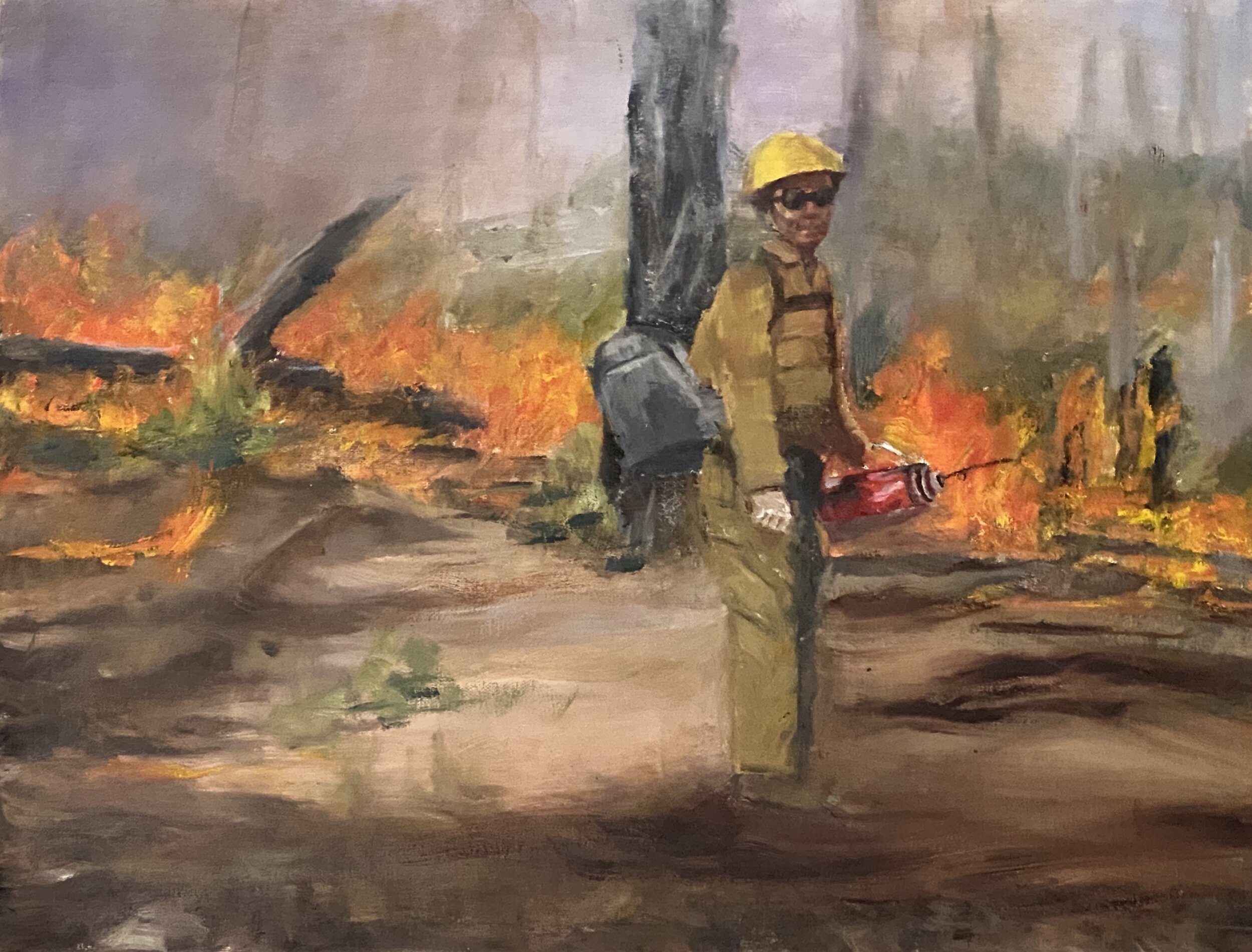 “Front Line Hotshot” by Terry Eisenberg