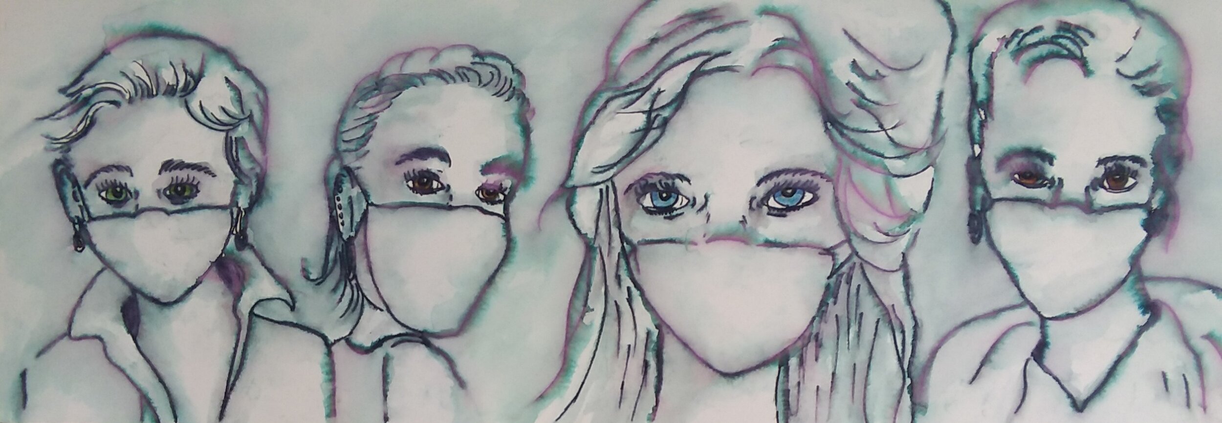 "Faces of 2020" by Meletha Everett