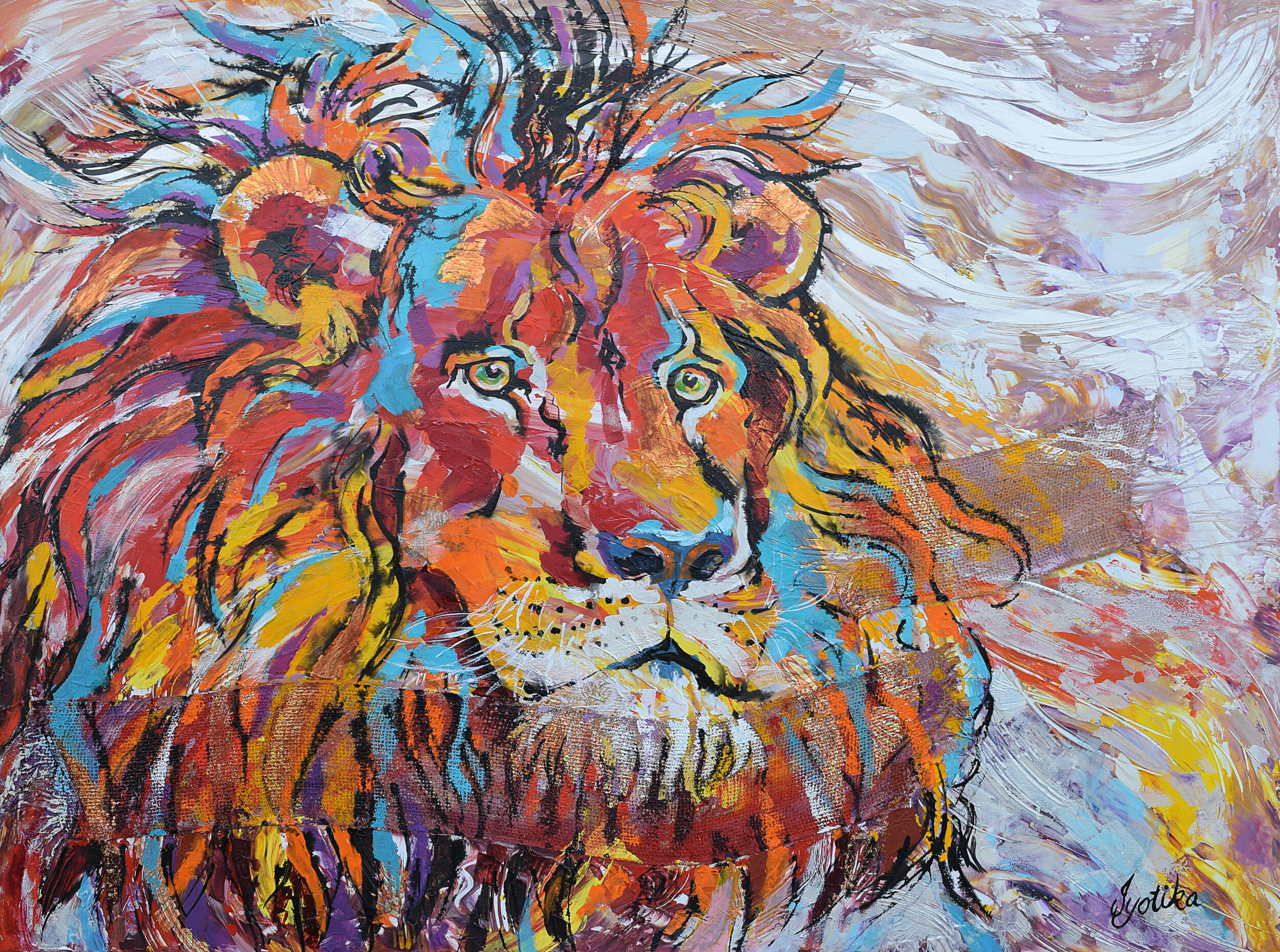 "Majestic Lion" by Jyotika Shroff