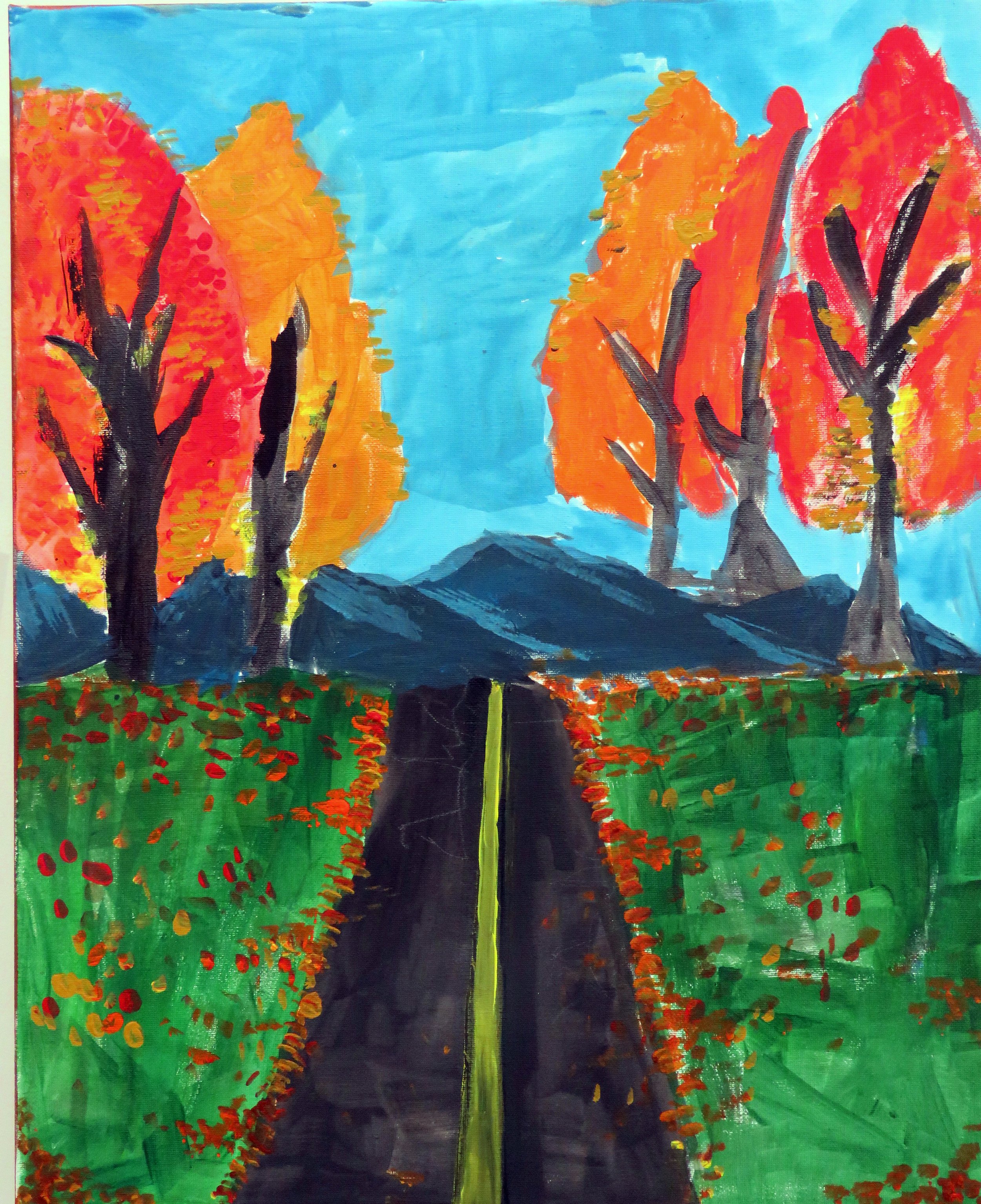 Ages 7-8 Honorable Mention: Falling For Fall, Tanaya Gurung