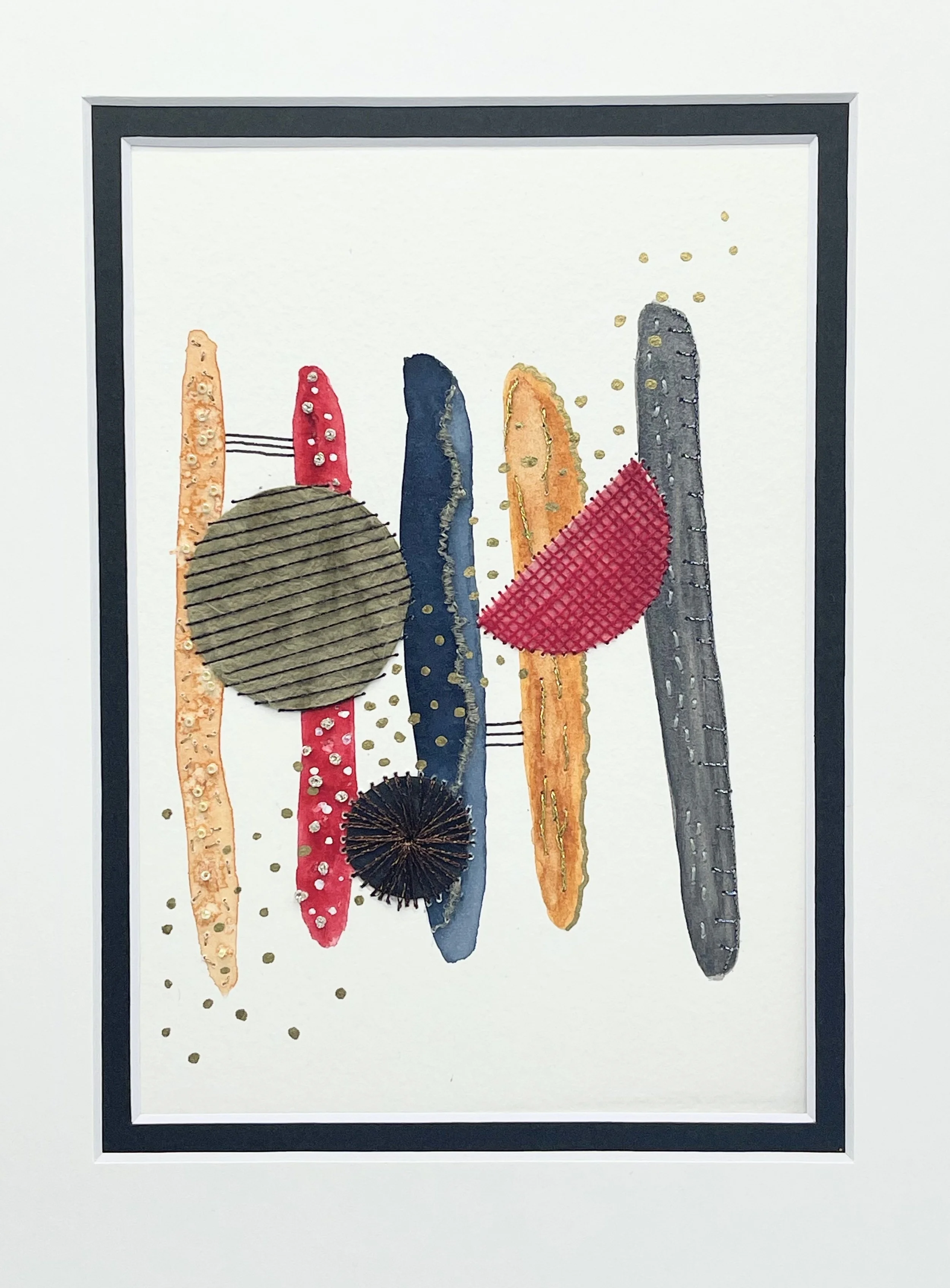 Anna Jonsdottir Demo: Stitching on Watercolor Paper