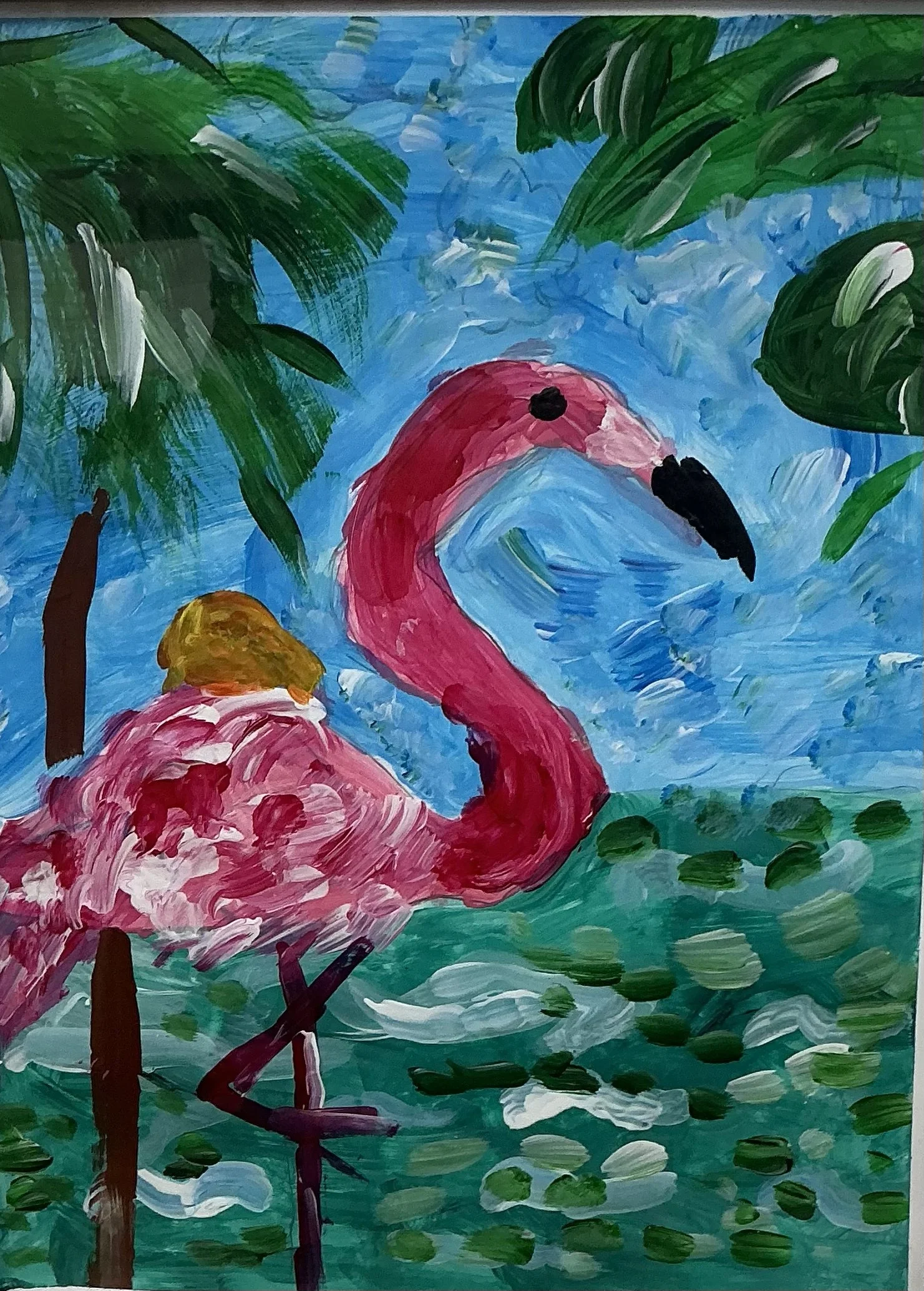 Honorable Mention - Flamingo in Paradise