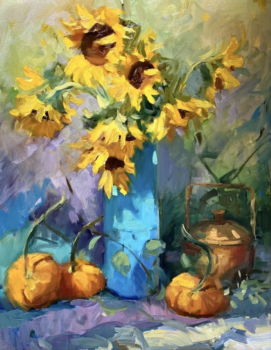 Katie Dobson-Cundiff - (Demo) Floral Still Life Painting