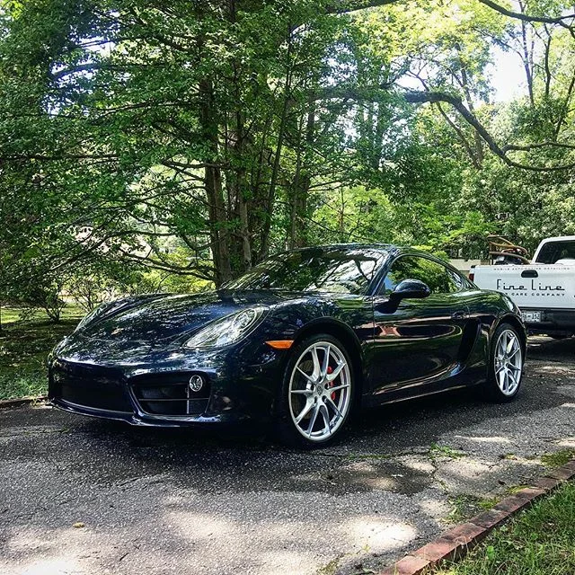 Porsche Cayman S.
Schedule your next detail at finelinecarcare.com