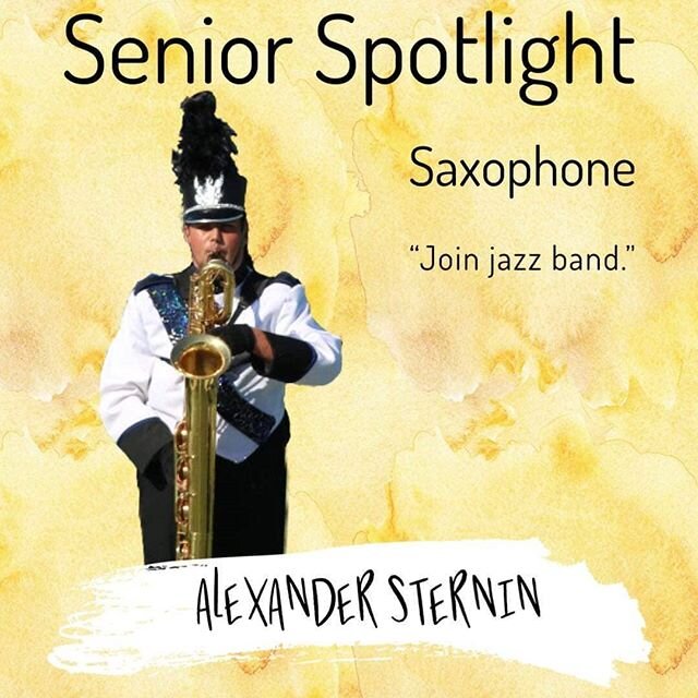 We are gonna miss the incredible jazz musician @zanderonsax 💙🖤!! Your amazing improvisation and kindness will forever be an inspiration to PHS Band and we hope you'll come back soon to showcase what it really means to be a musician 🎷!!