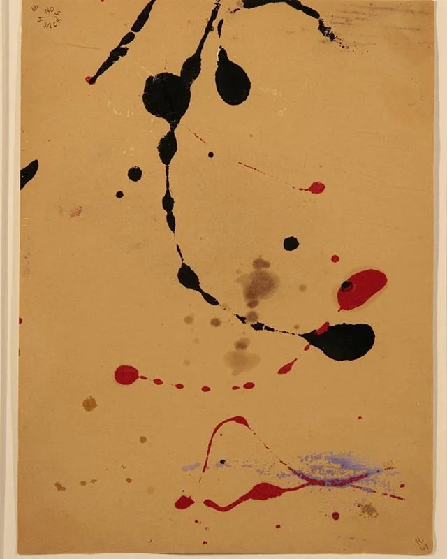 &quot;Monotype 6&quot;, oil on paper.  1949.  One of 59 monotypes Harry made in Mexico while recovering from a massive epileptic episode.  For a fuller explanation of the context and importance of Harry's​ monotypes please visit this link...http://ha