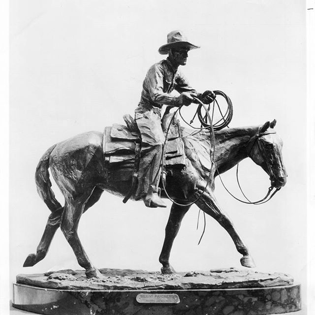 &quot;Silent Pardners&quot;, bronze, 1971.  #harryjackson #artist #nycartist #curator #master #arthistory #bronze #sculptor #sculpture #painter #americanwest #artcollector #collector #realism #figurativeart #abstractexpressionism #oilpainting #americ