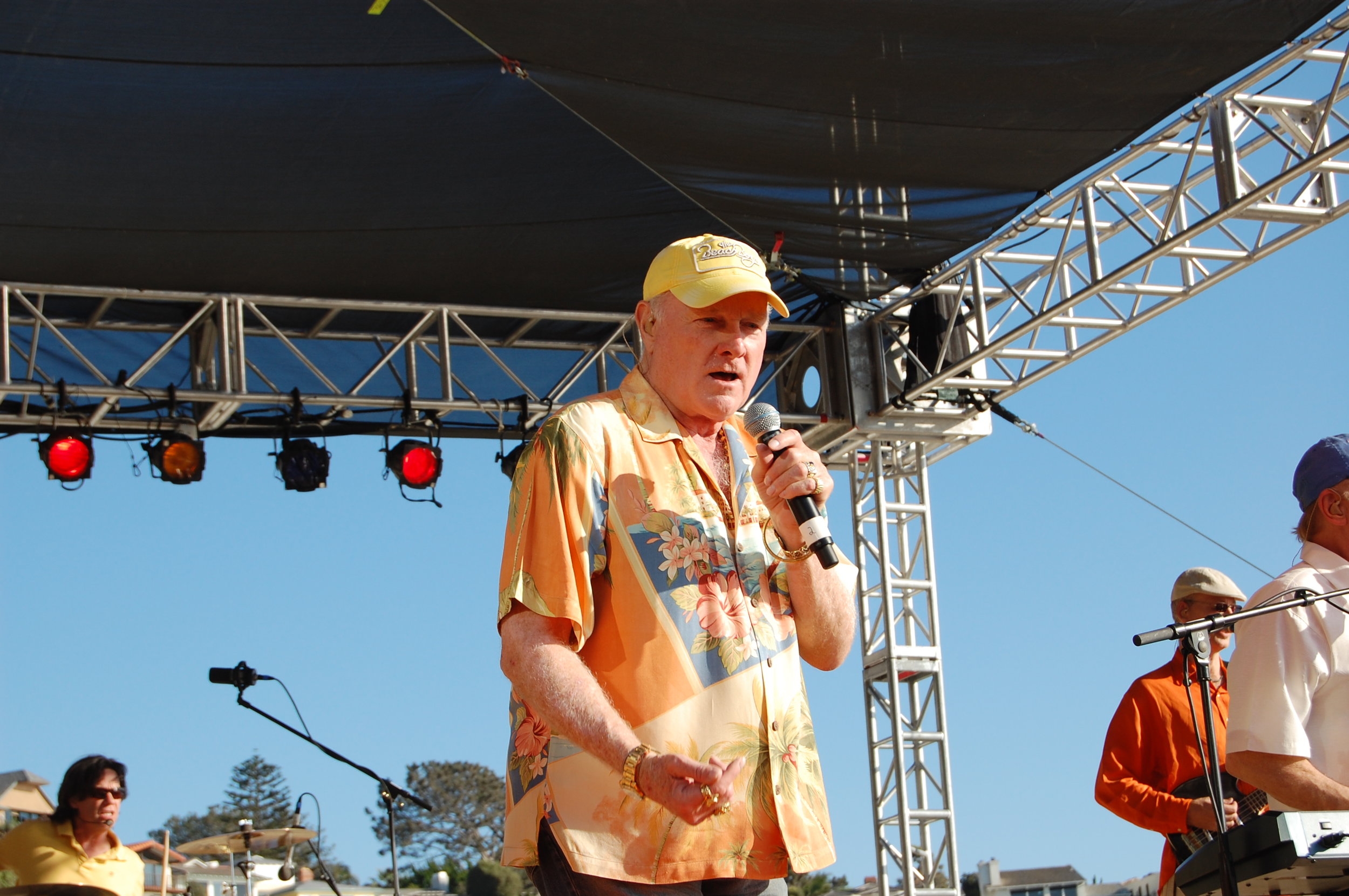  Watched the Beach Boys perform their first concert on a beach -  ever . 