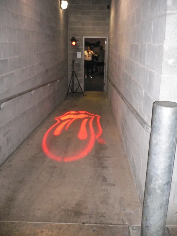  Went back stage at a Rolling Stones concert. 