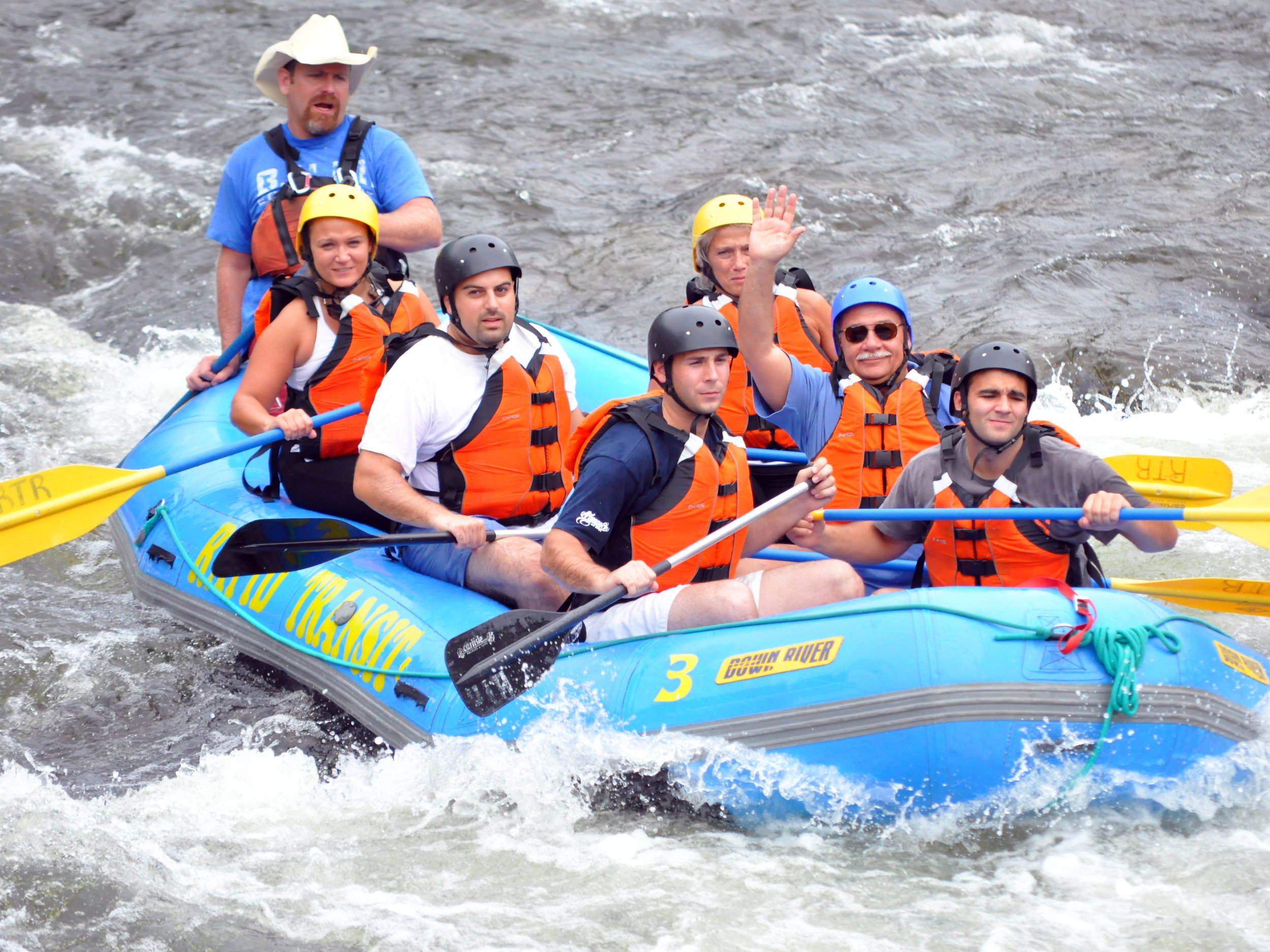  Whitewater rafted down the Colorado River. 