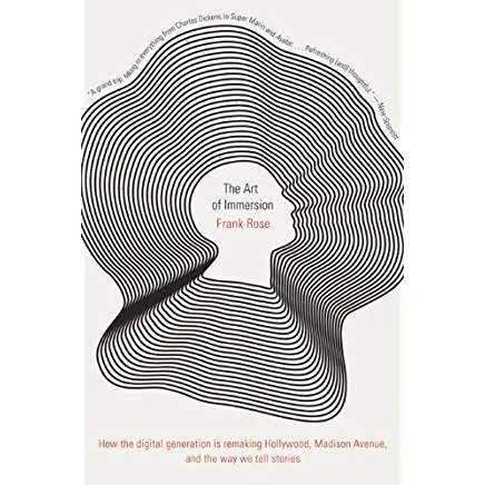 Executive #Bookshelf : The Art of Immersion: How the Digital Generation Is Remaking Hollywood, Madison Avenue, and the Way We Tell Stories - Frank Rose @frankrose ‏