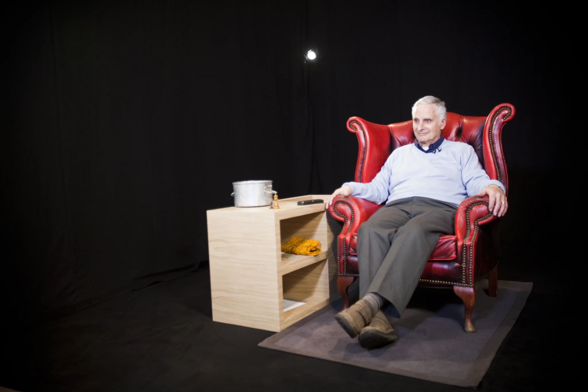  Steven Frank sitting in the hot seat 