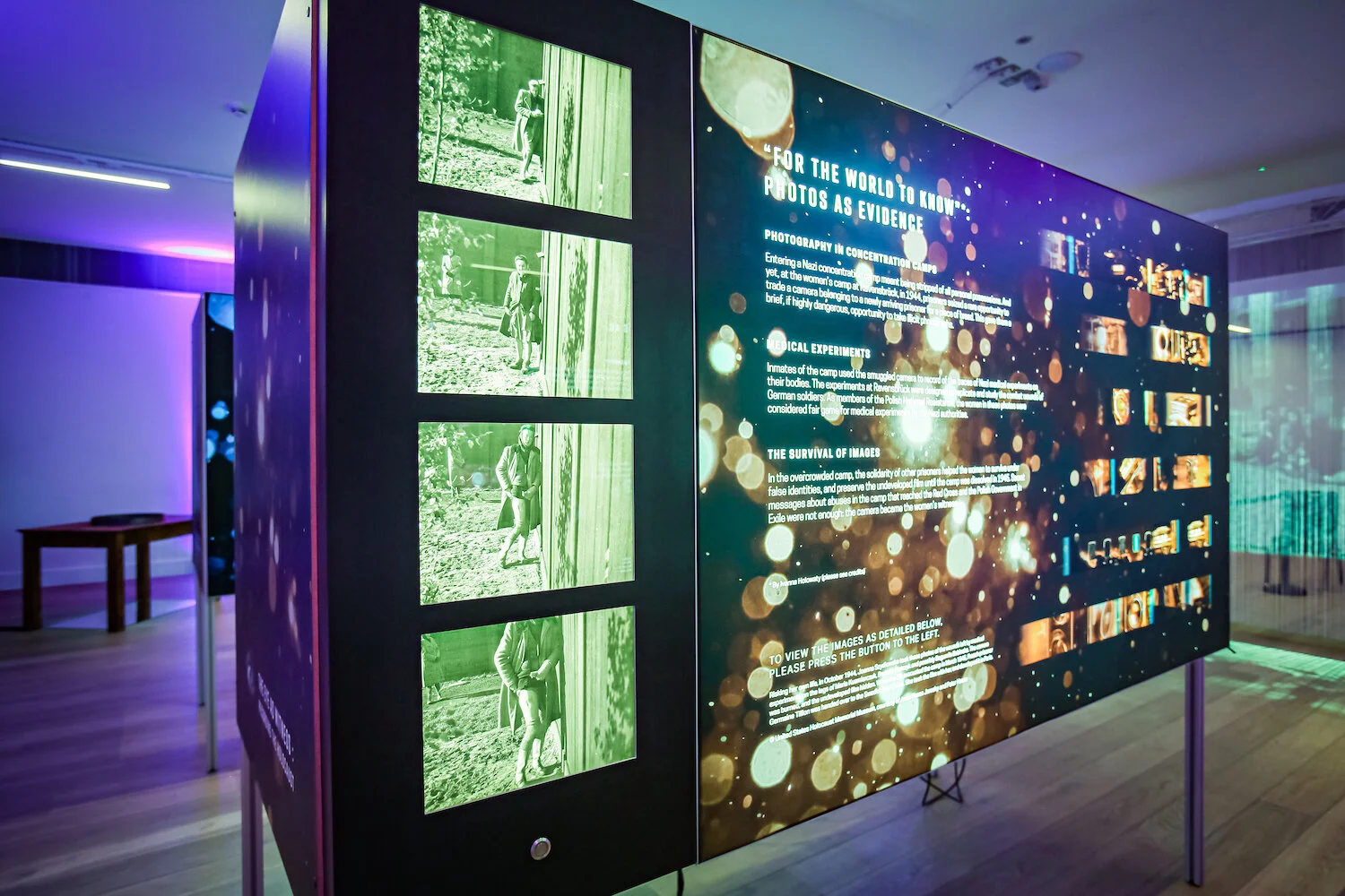  Holocaust imagery is only shown upon request - by pressing the button below 