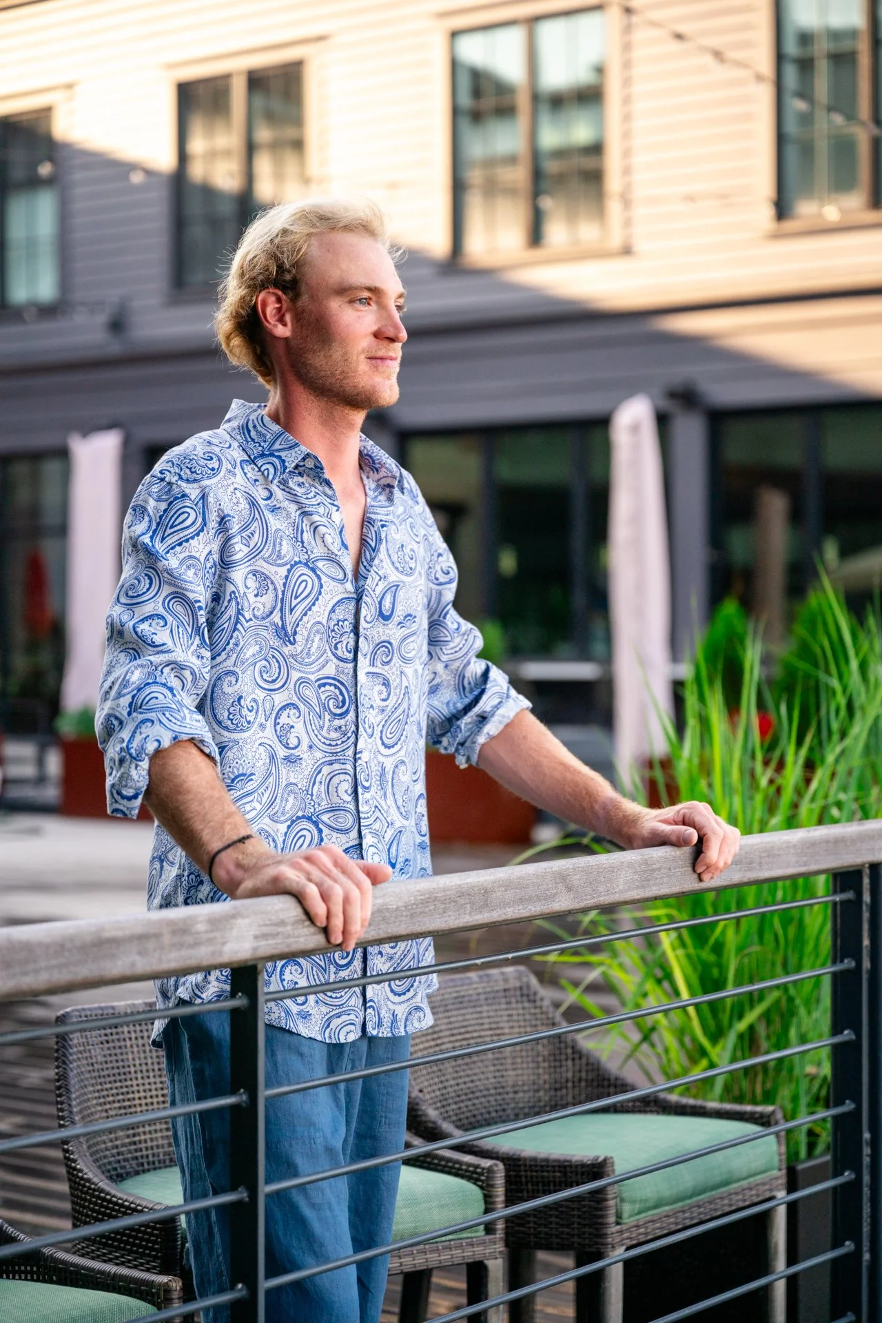 HIHO Mens Blue Paisley Shirt-10.jpg