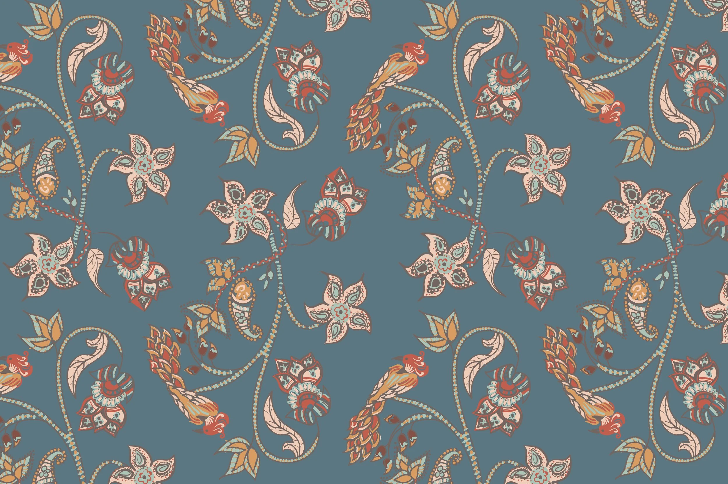 Bird Floral Peruvian Connection