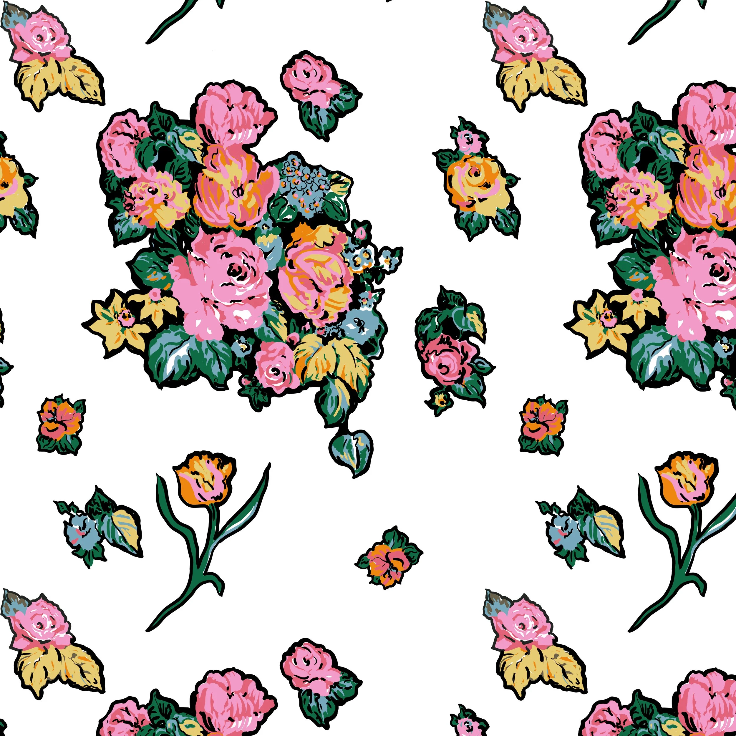 Cut-out Floral Peruvian Connection