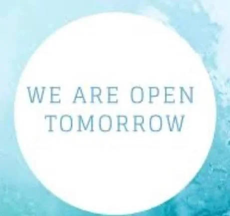 Hi Everyone - we are open are normal tomorrow 🤩