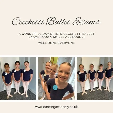 A wonderful day of ISTD Cecchetti Ballet exams today. Well done to all of our dancers. What a privilege it is for us to share our passion of the Cecchetti Ballet Method. Congratulations to all of our dancers 🤩