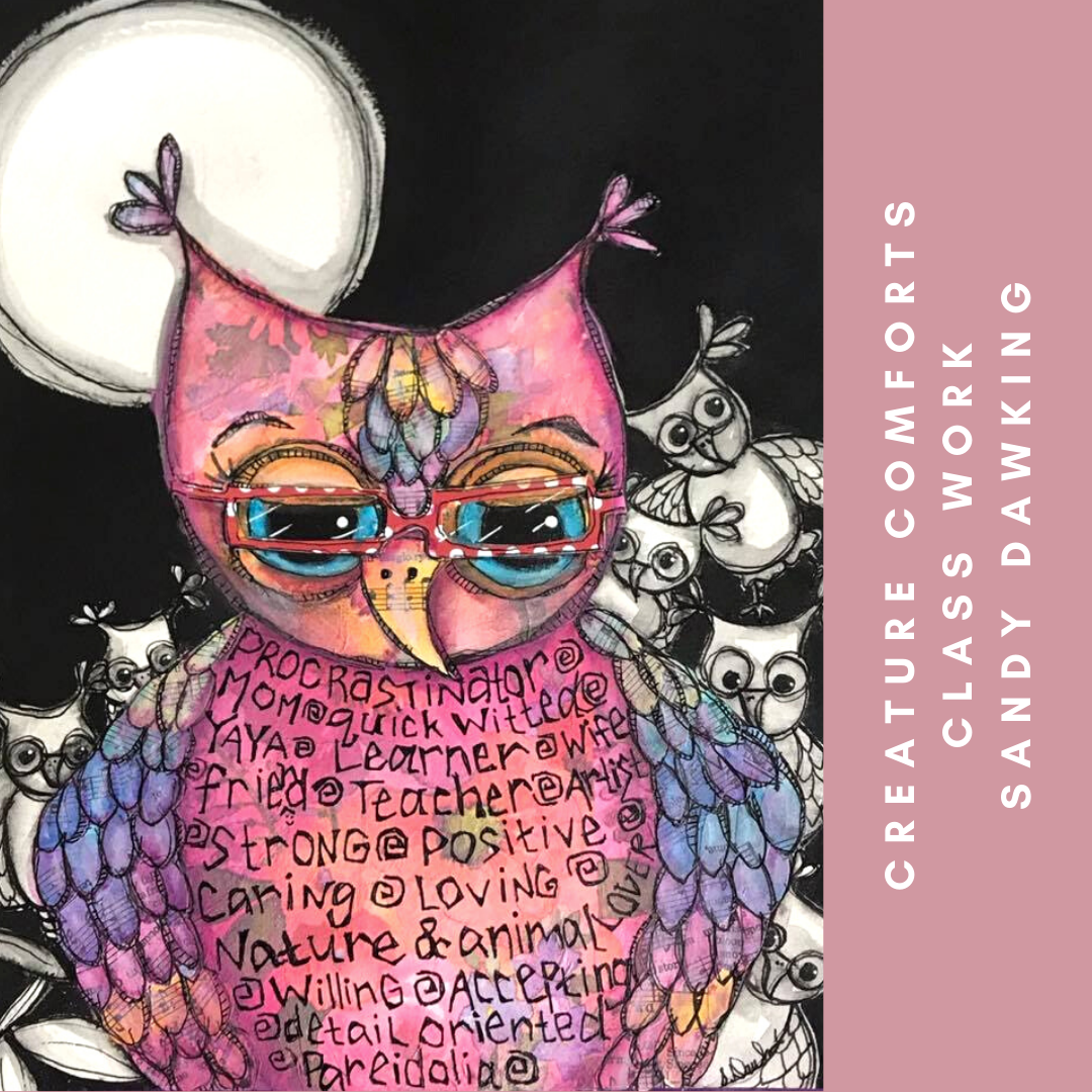 Sandy Dawkins Creature Comforts workshop