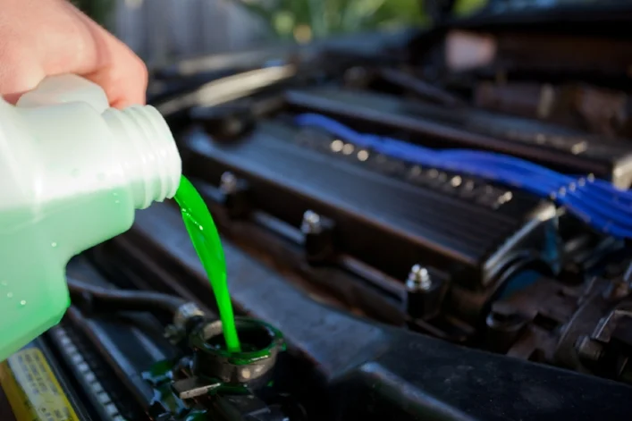 Coolant & Radiator - The cooling system in your vehicle ensures that engine does not overheat from excessive temperatures. Hot coolant flows from the engine through hoses to the radiator where it gets cooled and back to engine. This cycle keeps your engine cool. Coolant also flows through the heater core which provides heat inside the vehicle. Any issues with the cooling system can cause serious hard to your vehicle. We will inspect your cooling system to ensure it is in good operating condition. A coolant flush service is also recommended at the specific intervals of the vehicle to make sure the coolant strength is good enough to handle the extemely hot engine temperatures and provide proper cooling. 