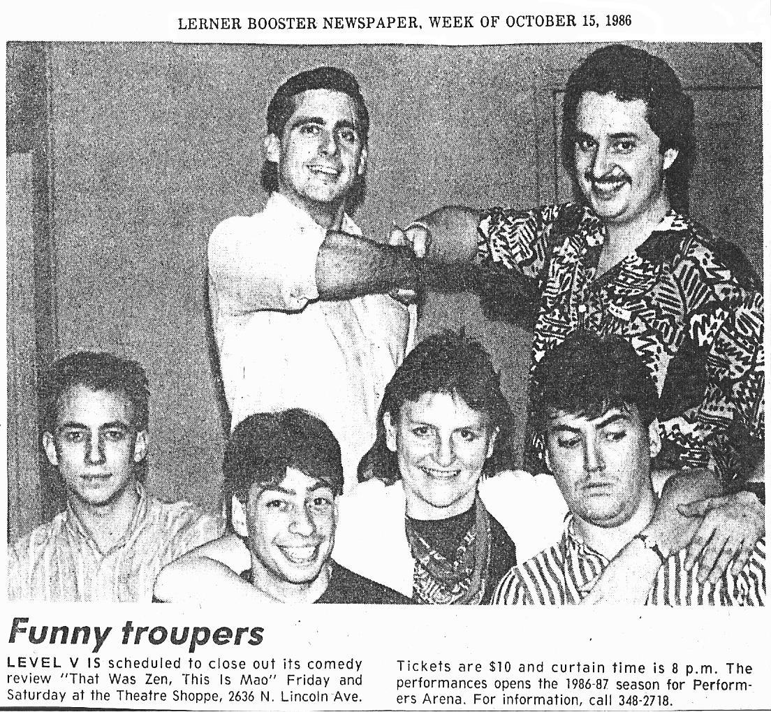 In 1985-86 I worked with some great talent at the Second City workshops, among them, Marty Duffy, author Marcia Wilkie, Keith Cooper, former CEO of Twitter Dick Costolo (one of the FUNNIEST people I know) and Steve Carell...so much FUN!!!