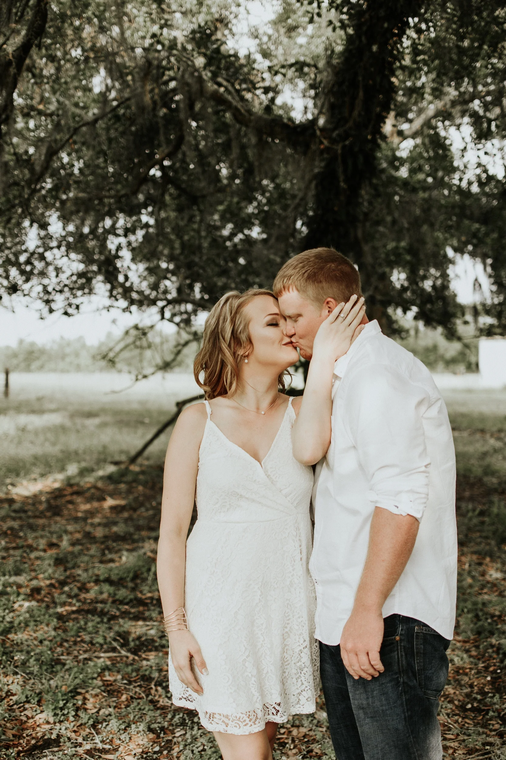 Breaux Bridge, Louisiana Swamp Engagement Session surrounded by Bald Cypress Tree's. Baton Rouge, Louisiana Wedding Photographer, Magnolia and Grace Photography.