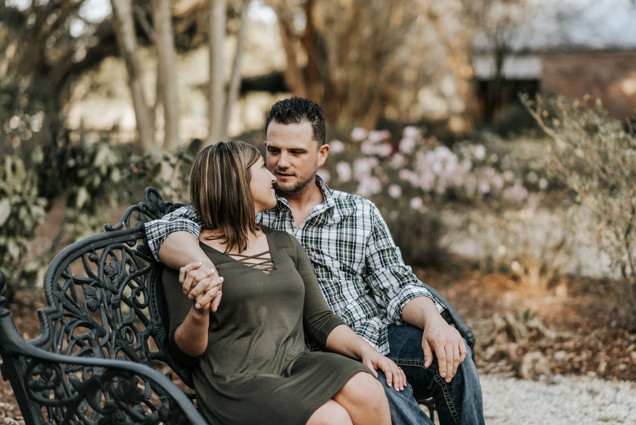 Windrush Gardens, LSU Rural Life Museum, LSU AgCenter Botanic Gardens Engagement Session in Baton Rouge, Louisiana by Magnolia and Grace Photography