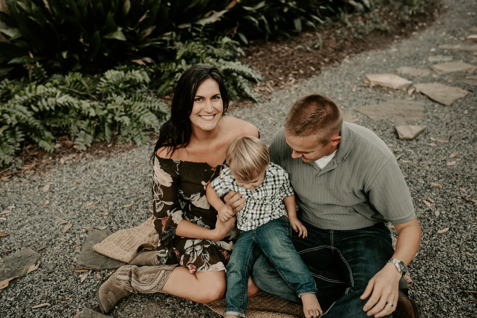 Family and 2 year old pictures at the Chapel in Baton Rouge photographed by Magnolia and Grace Photography based out of Denham Springs and Baton Rouge Louisiana
