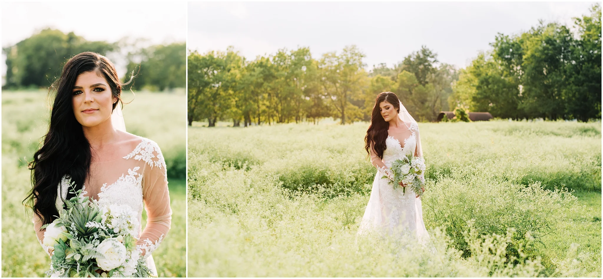 Bridal Portrait Session in Darrow, Louisiana on a farm. Country land with horse. Photographed by Magnolia and Grace Photography. A wedding and family portrait photographer located in Denham Springs. Baton Rouge, Lafayette, Gonzales, New Orleans, Mandeville, and Southern Louisiana Photographer.