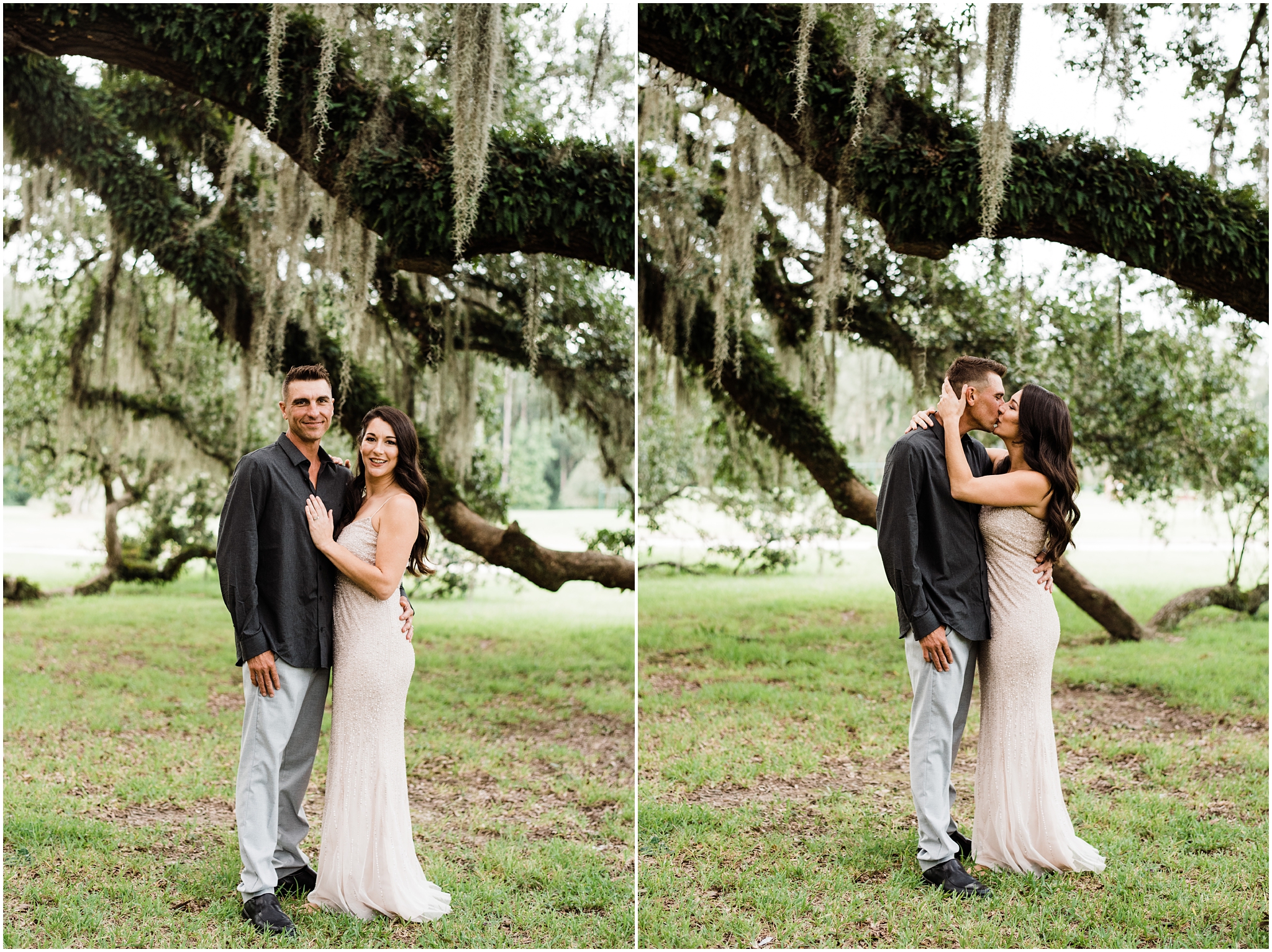 A Wedding Elopement under Oak Trees photographed by Taylor Hubbs Photography located in Baton Rouge, Louisiana. Taylor Hubbs Photography is a Lifestyle Family, Children, and Wedding Photographer that services southern Louisiana.