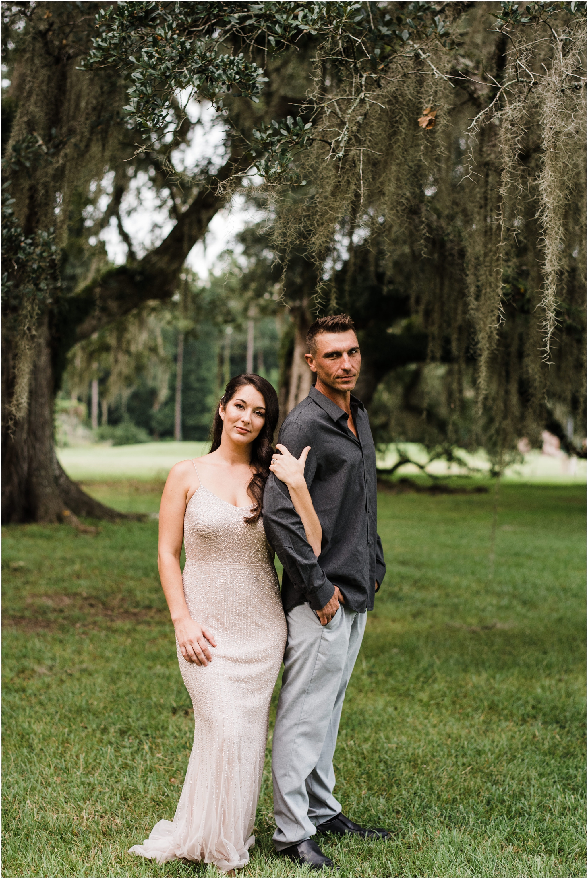 A Wedding Elopement under Oak Trees photographed by Taylor Hubbs Photography located in Baton Rouge, Louisiana. Taylor Hubbs Photography is a Lifestyle Family, Children, and Wedding Photographer that services southern Louisiana.