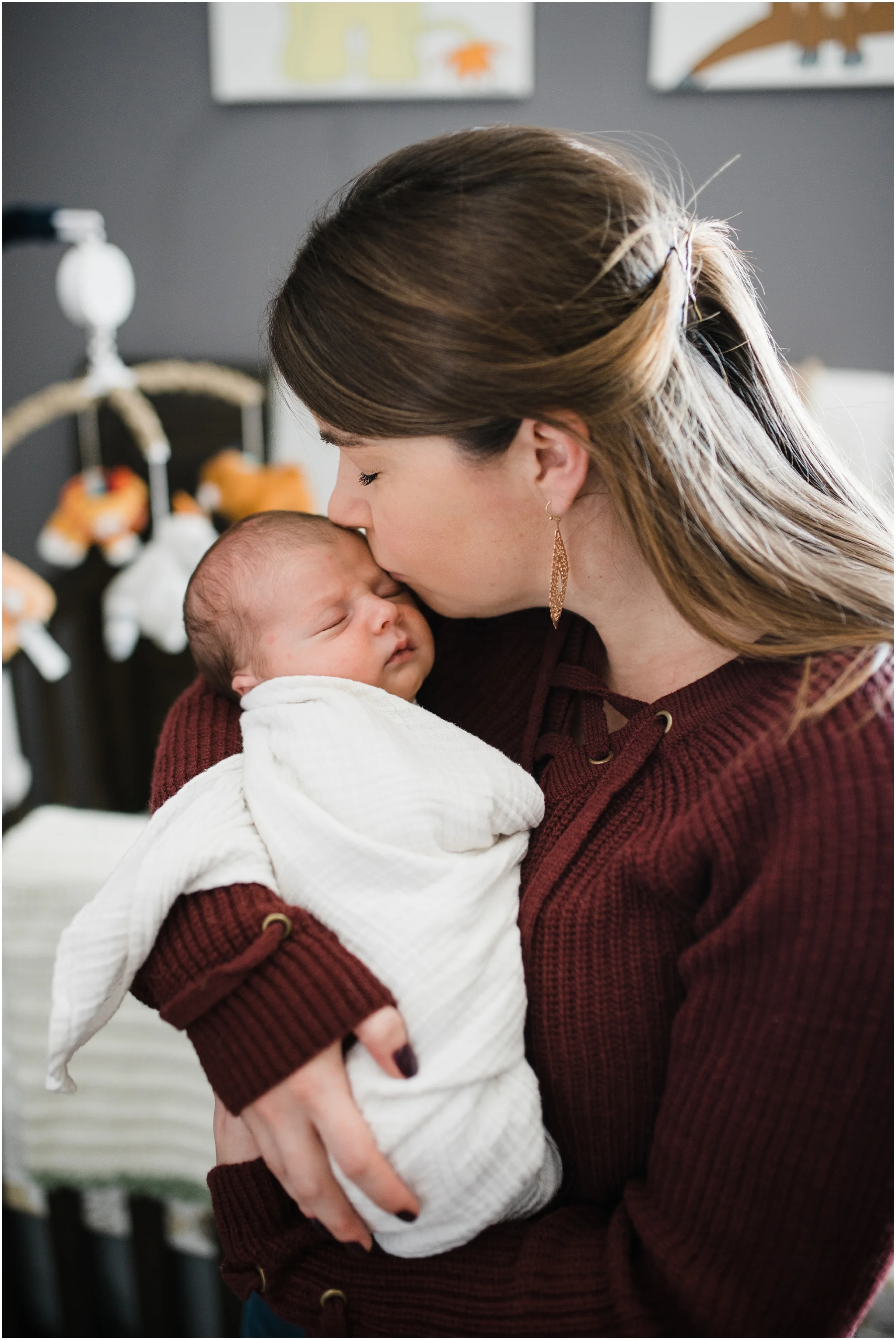 Baton Rouge Lifestyle In Home Newborn Session photographed by Taylor Hubbs Photography, a family, maternity, children, and newborn photographer.